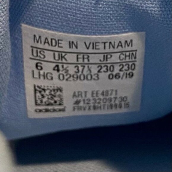 NEW Adidas Nizza Slip On Sneaker Shoes Blue 6 - Picture 9 of 9